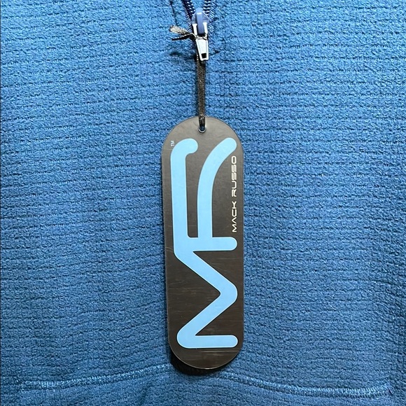 Blue 1/4 Zip Up Sweater with Classic Design - Picture 6 of 6